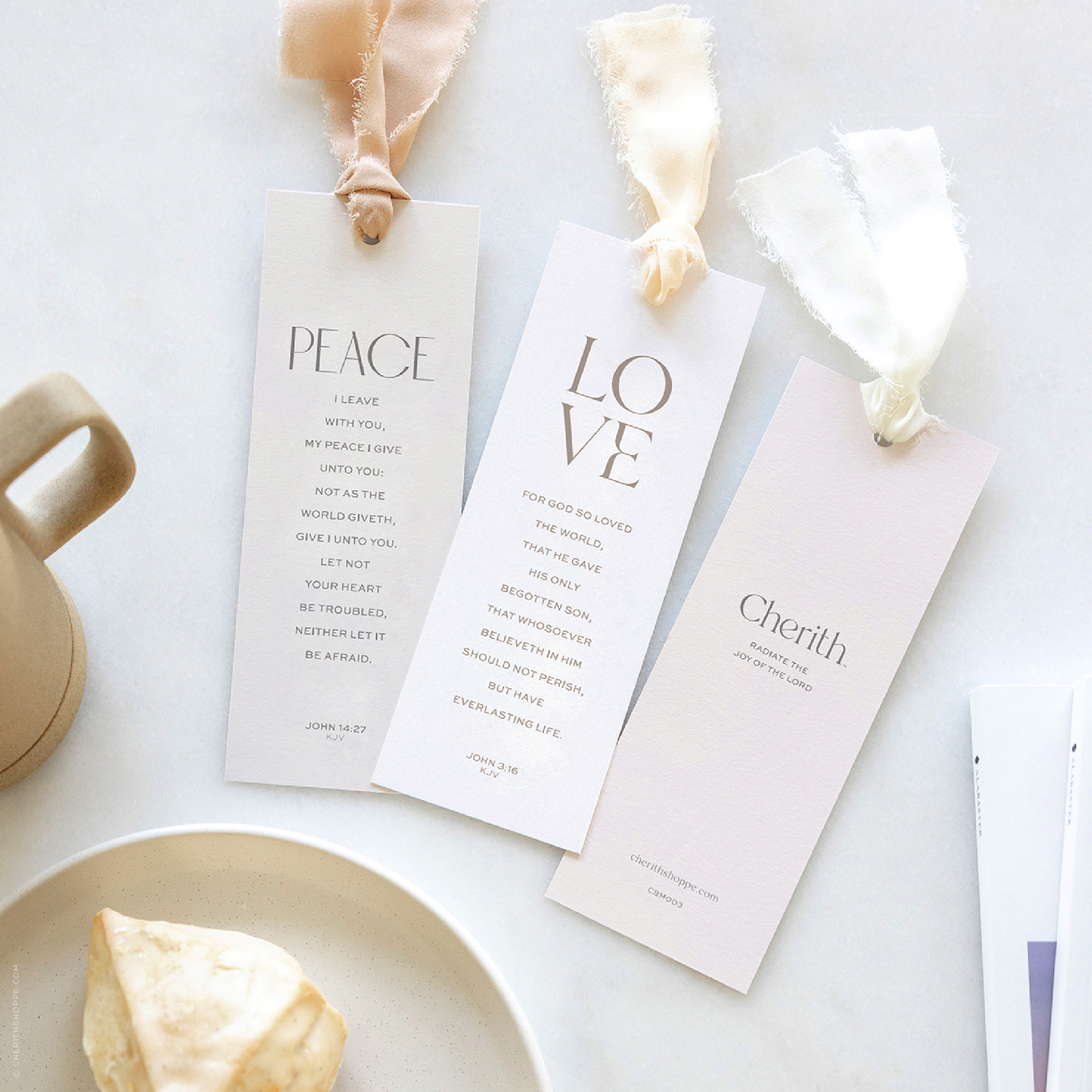 Cherith® | Modern Christian Stationery | Bible Verse | Bookmark
