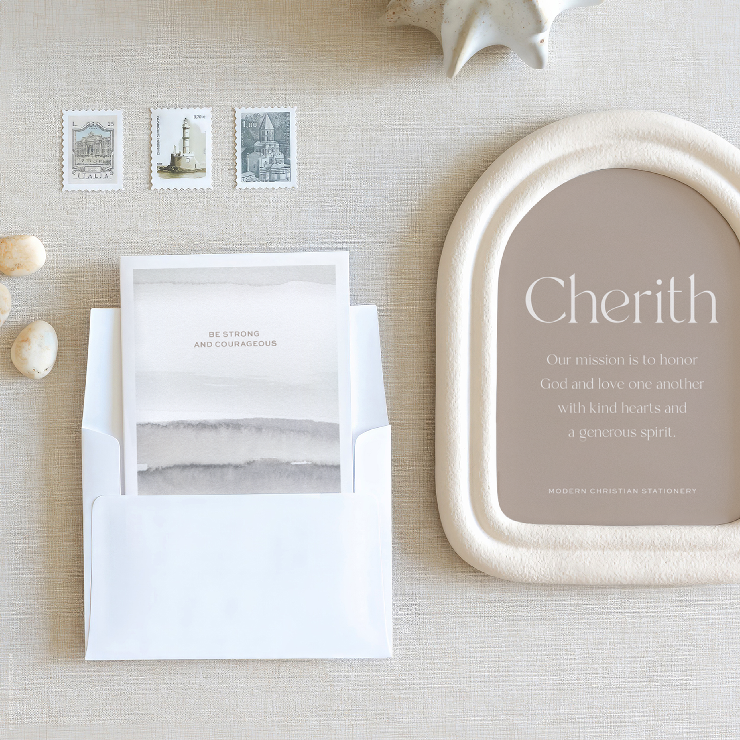 Cherith® | Modern Christian Stationery | Bible Verse | Greeting Card