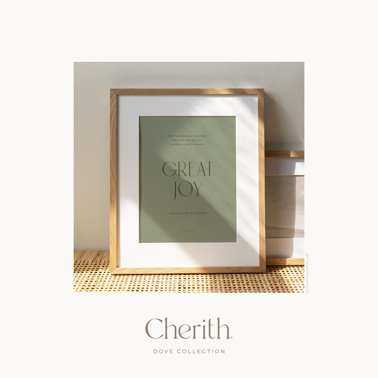 Cherith® | Modern Christian Stationery | Bible Verse | Art Print