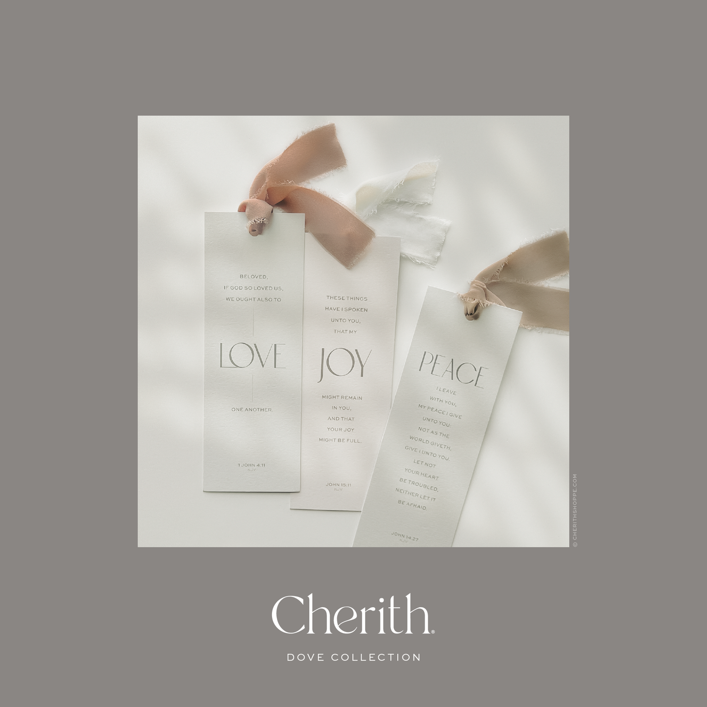 Cherith® | Modern Christian Stationery | Bible Verse | Bookmark