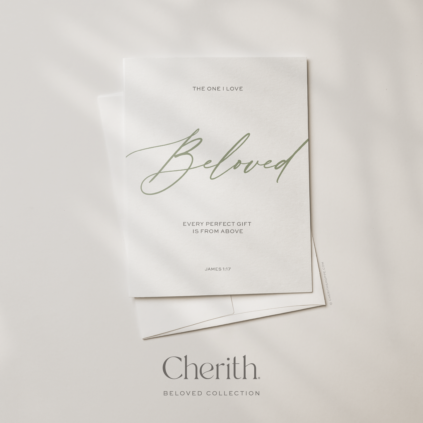 Cherith® | Modern Christian Stationery | Bible Verse | Greeting Card