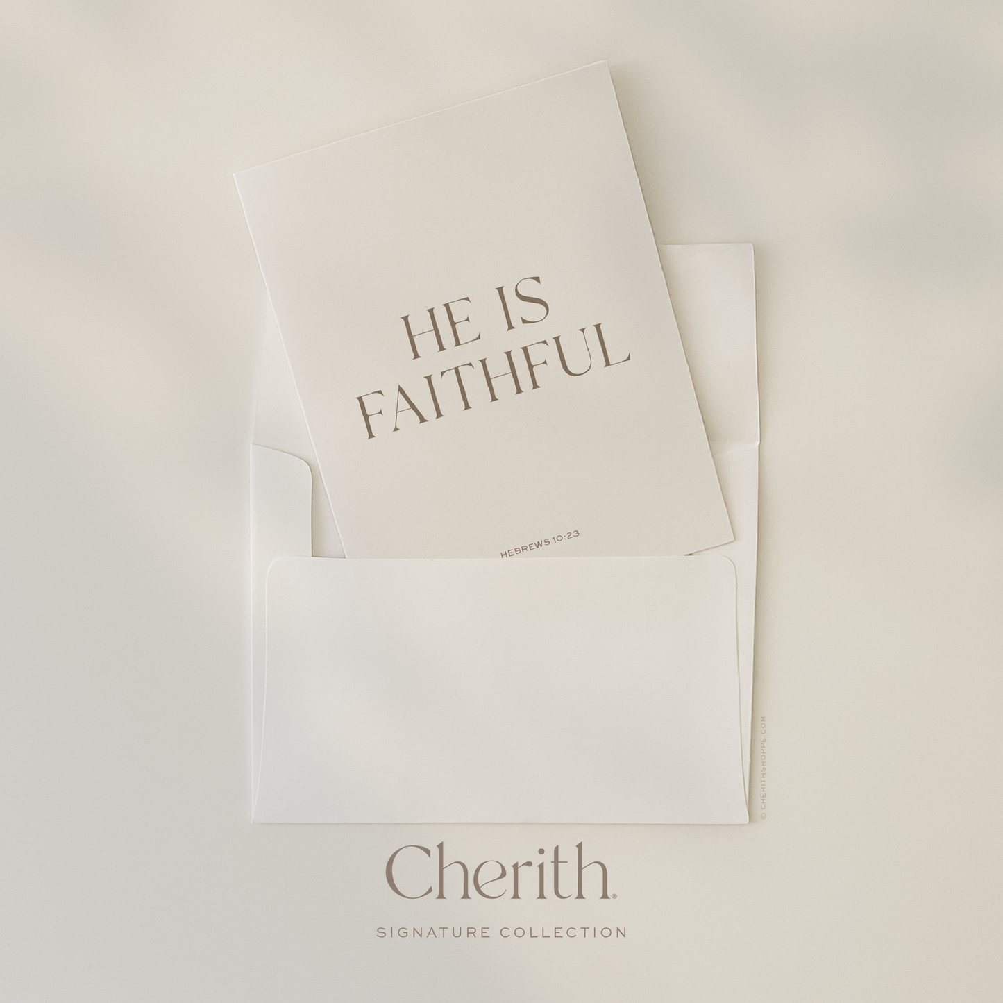 Cherith® | Modern Christian Stationery | Bible Verse | Greeting Card