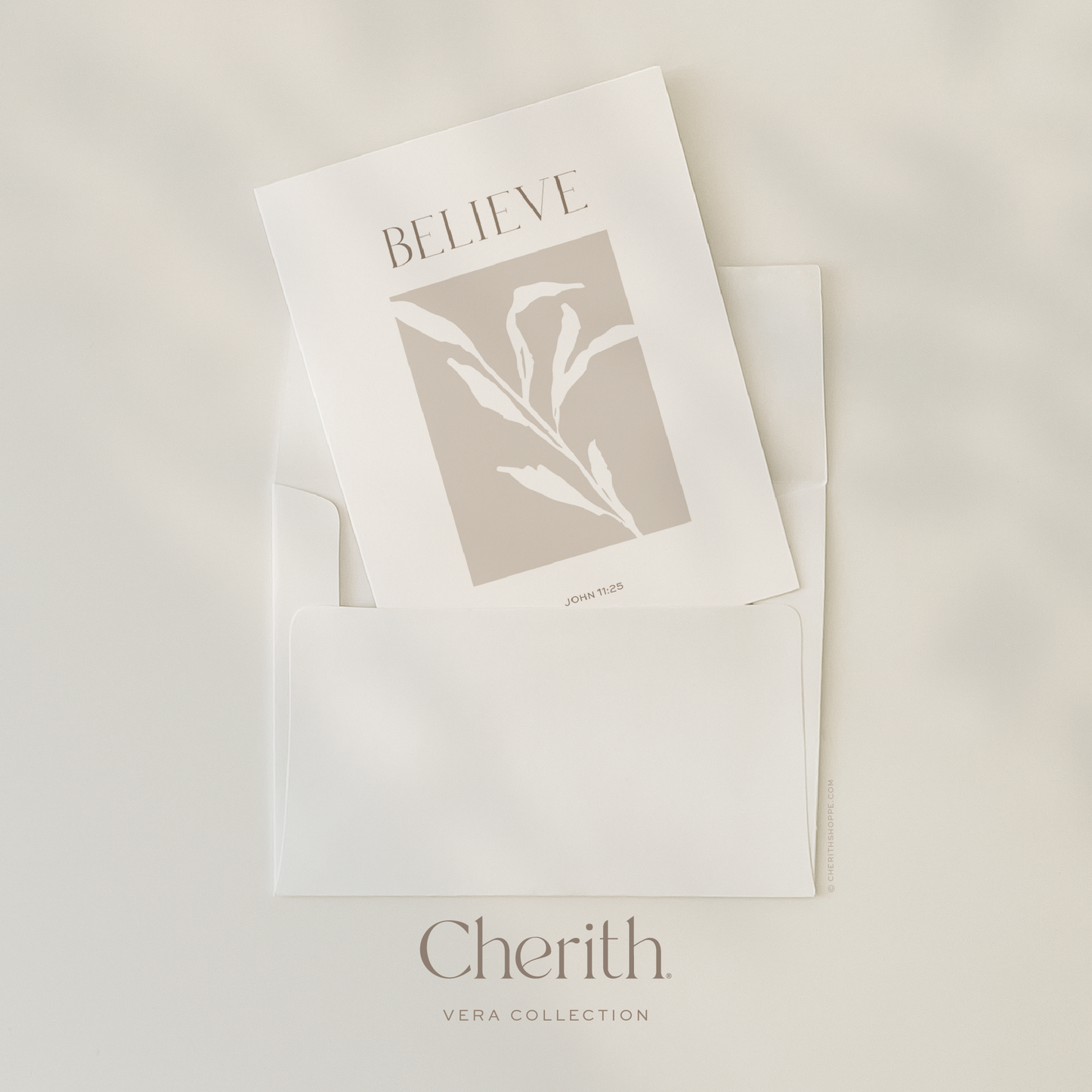 Cherith® | Modern Christian Stationery | Bible Verse | Greeting Card