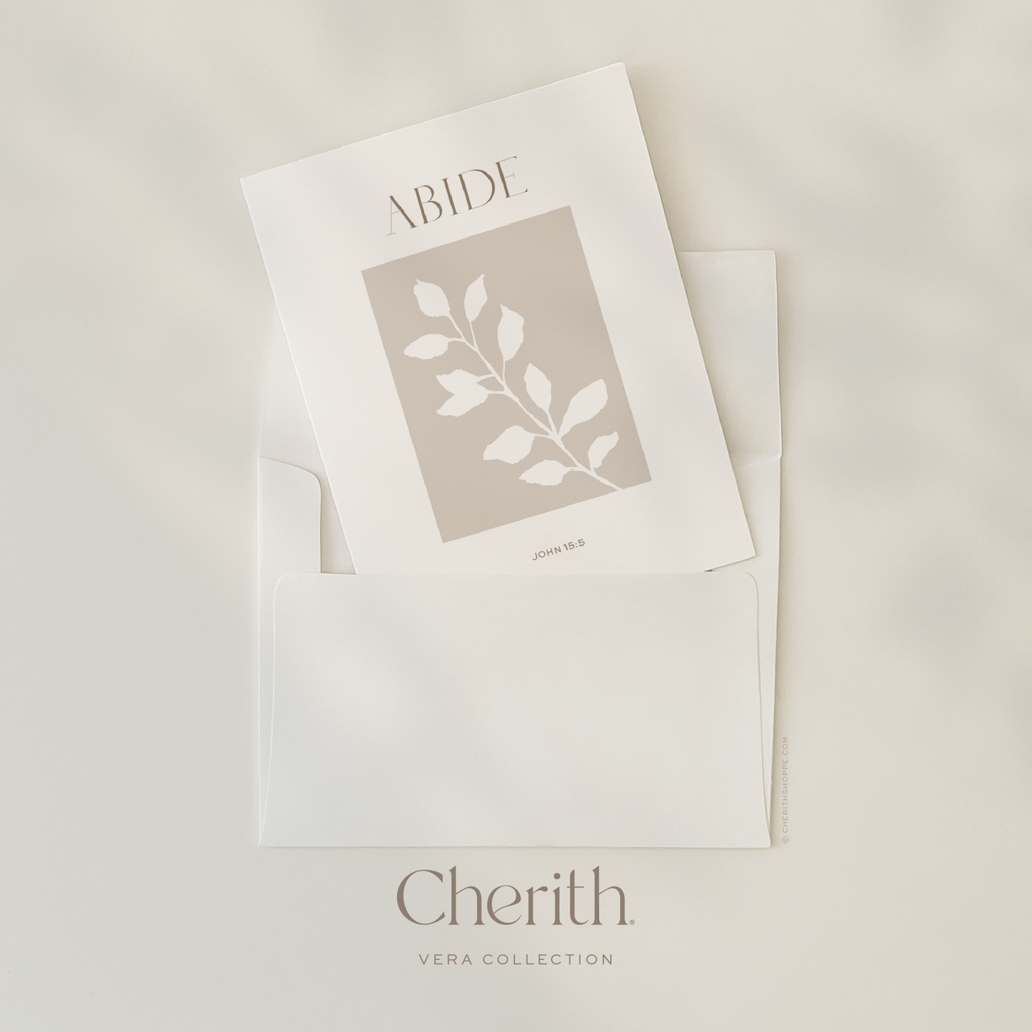 Cherith® | Modern Christian Stationery | Bible Verse | Greeting Card