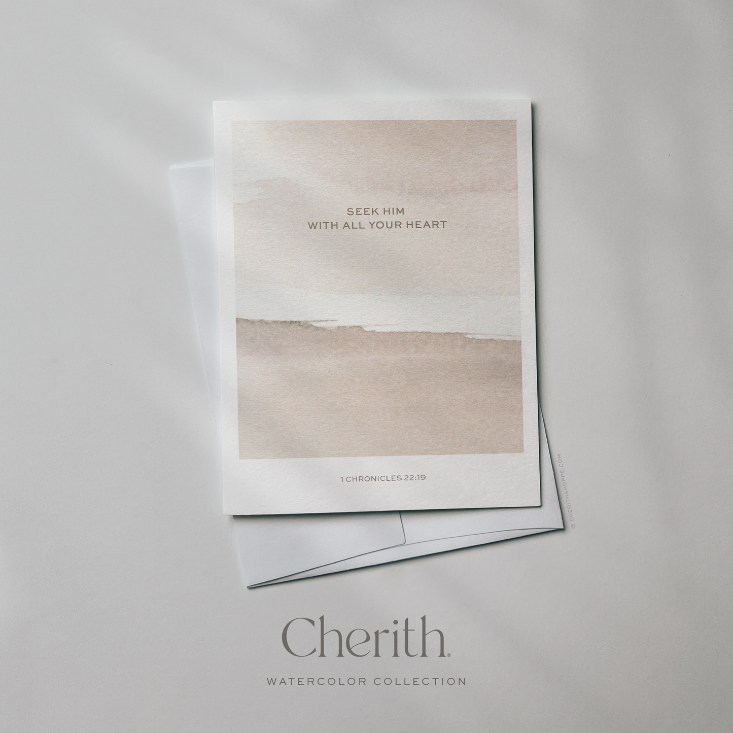 Cherith® | Modern Christian Stationery | Bible Verse | Greeting Card