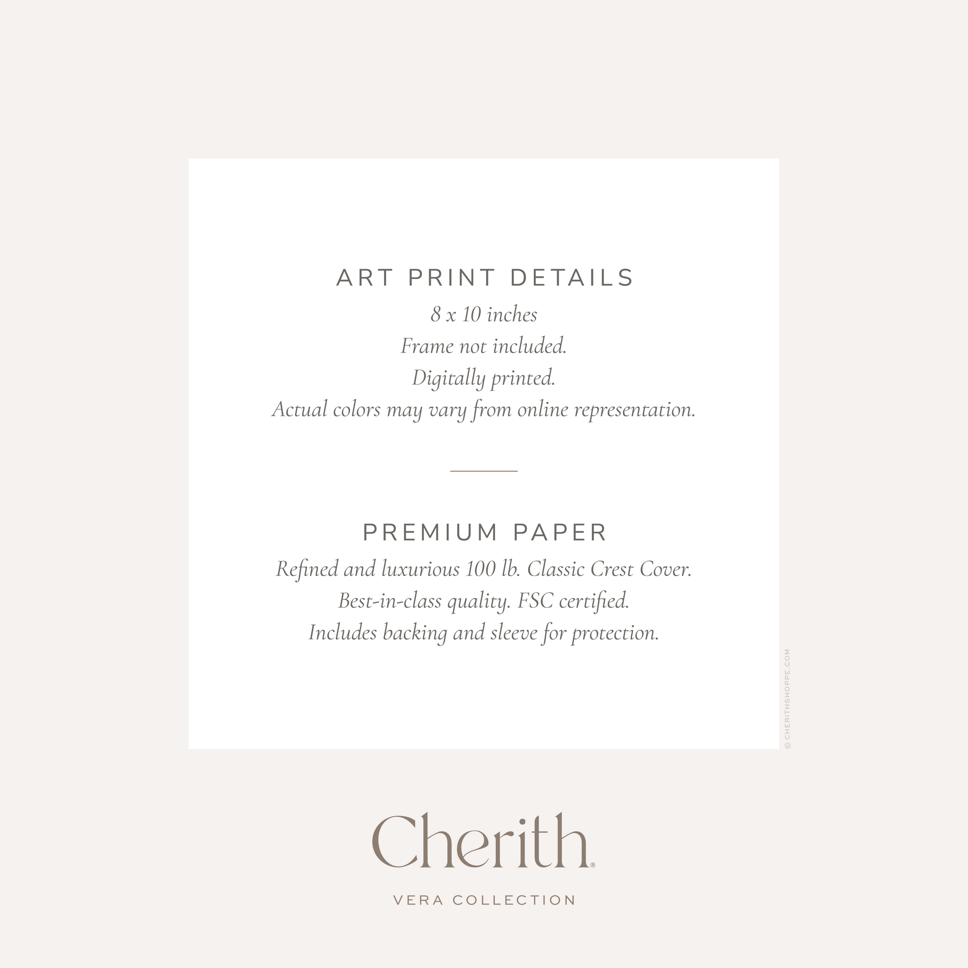 Cherith® | Modern Christian Stationery | Art Print