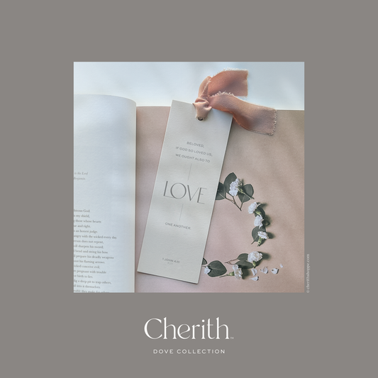 Cherith | Modern Christian Stationery | Bookmark | Bible Verse