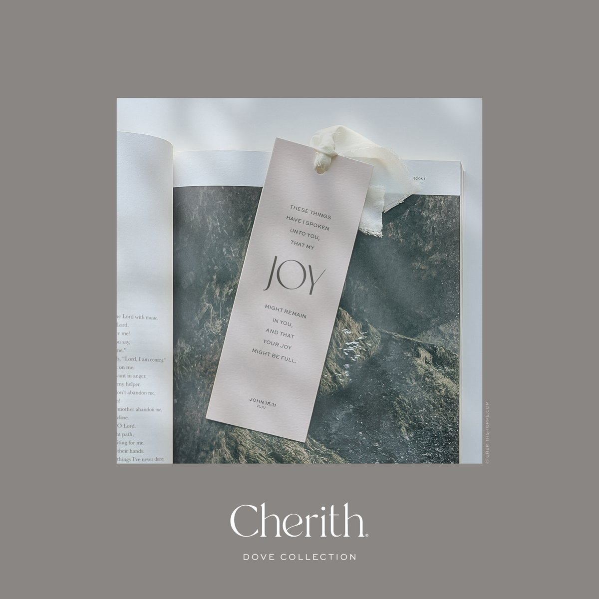 Cherith® | Modern Christian Stationery | Bible Verse | Bookmark