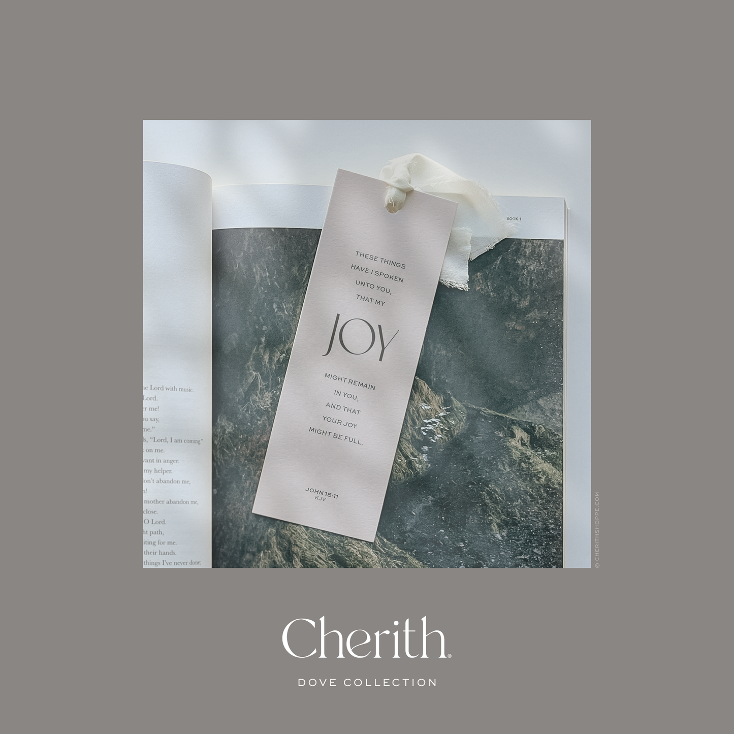 Cherith® | Modern Christian Stationery | Bible Verse | Bookmark