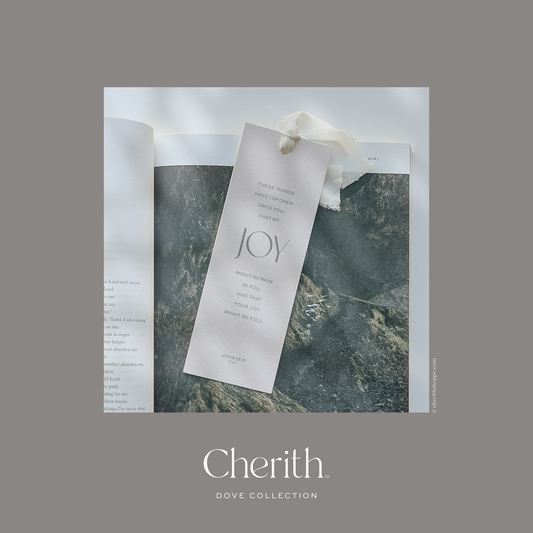 Cherith | Modern Christian Stationery | Bookmark | Bible Verse