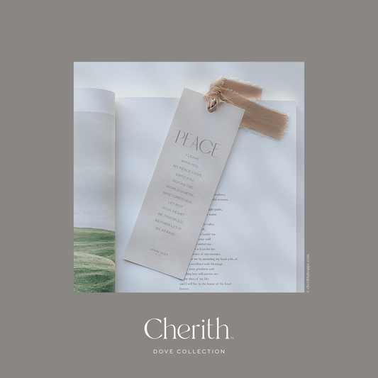 Cherith | Modern Christian Stationery | Bookmark | Bible Verse