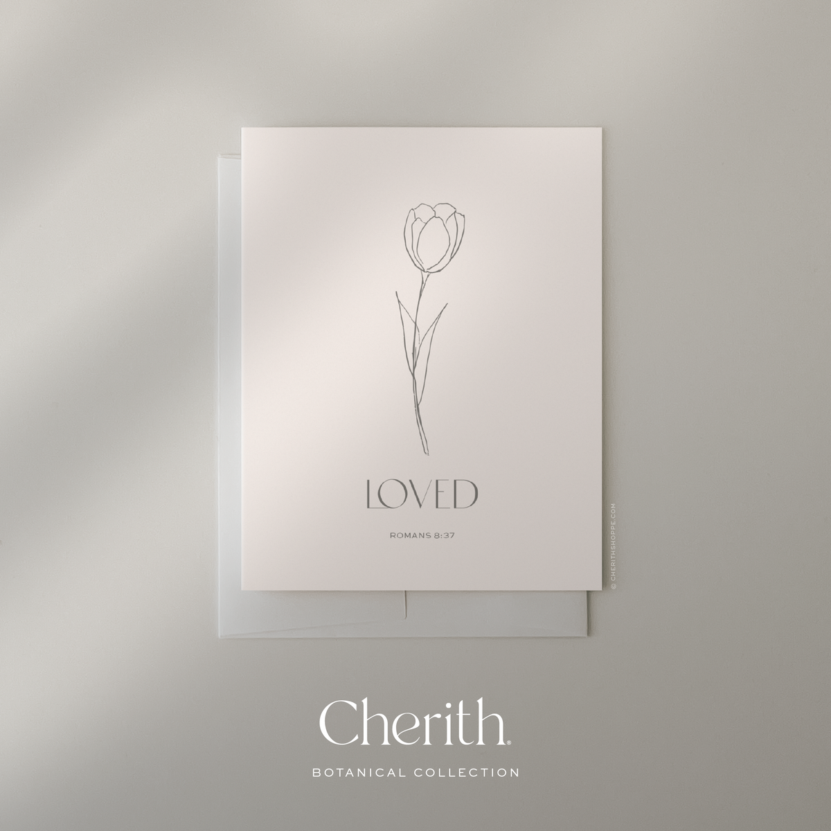 Cherith® | Modern Christian Stationery | Bible Verse | Greeting Card