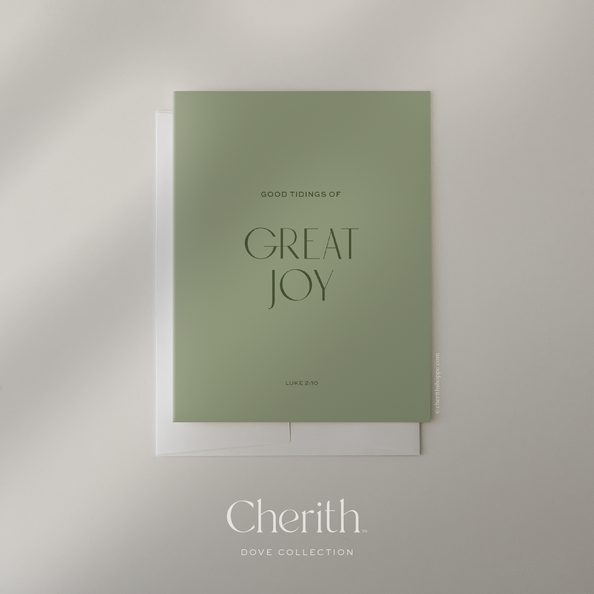 Cherith | Modern Christian Stationery | Greeting Card | Bible Verse