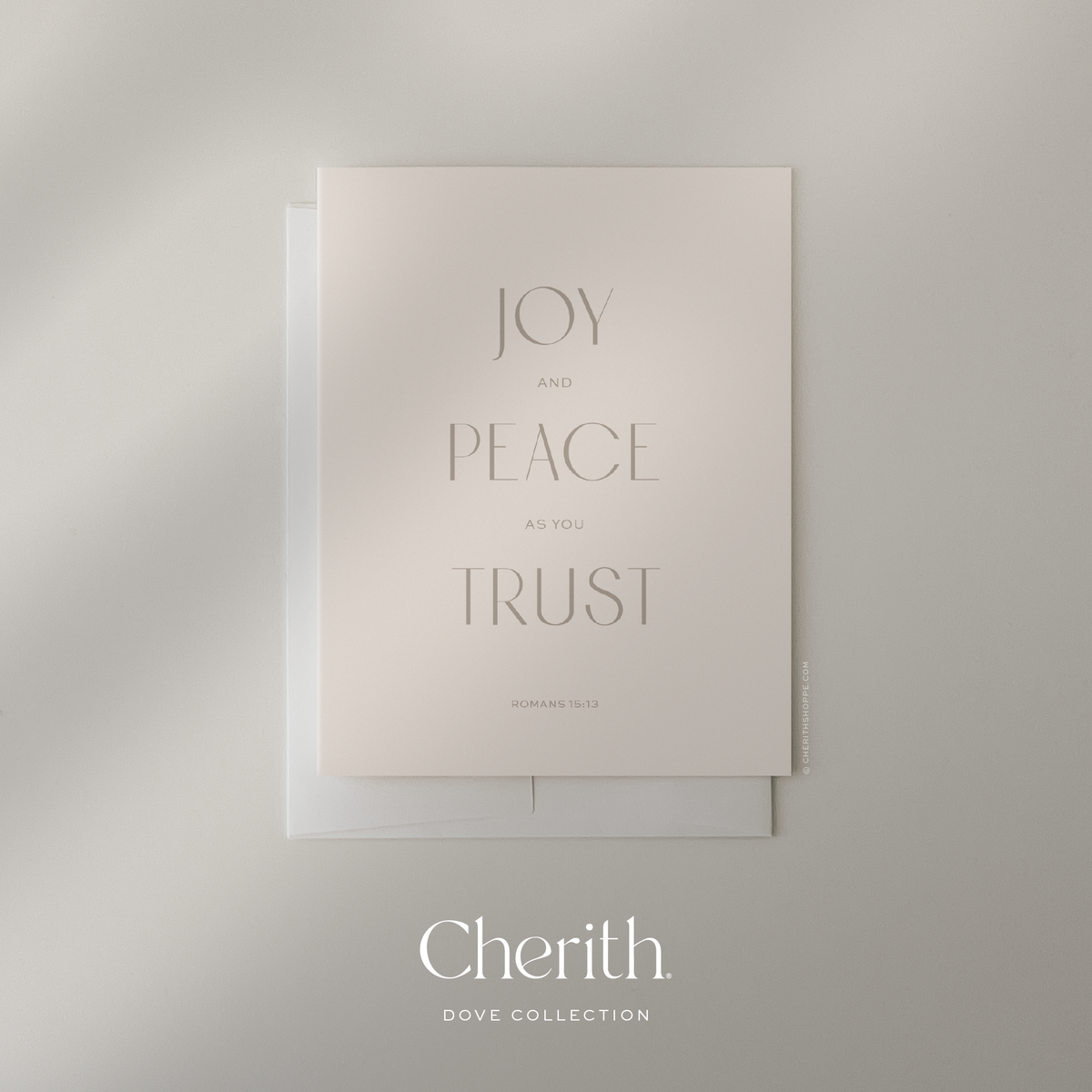 Cherith® | Modern Christian Stationery | Bible Verse | Greeting Card