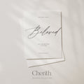 Beloved script with Two Are Better Than One Ecclesiastes 4:9 card, by Cherith.