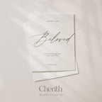 Beloved script with The Lord Bless You and Keep You Numbers 6:24 card, by Cherith.