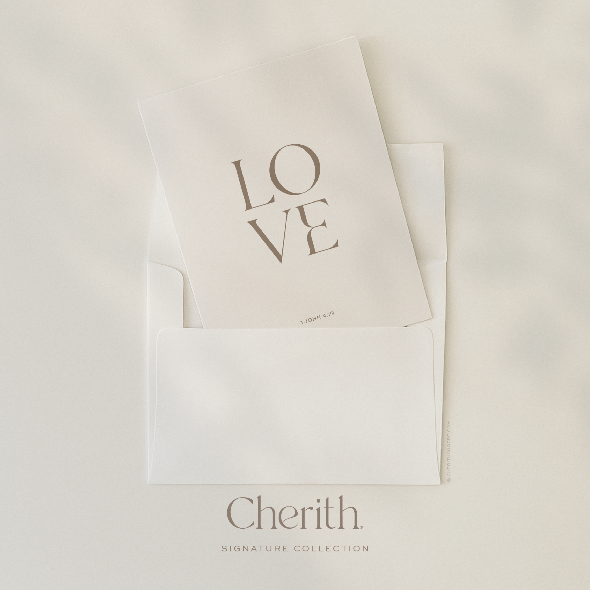 Cherith® | Modern Christian Stationery | Bible Verse | Greeting Card