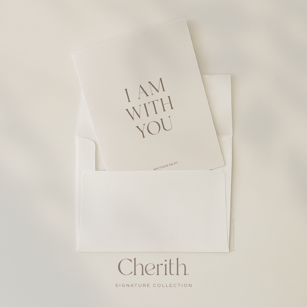Cherith® | Modern Christian Stationery | Bible Verse | Greeting Card