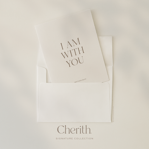 Cherith® | Modern Christian Stationery | Bible Verse | Greeting Card
