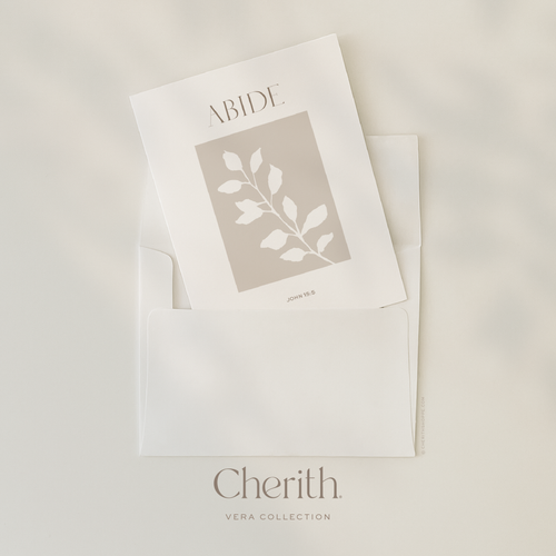 Cherith® | Modern Christian Stationery | Bible Verse | Greeting Card