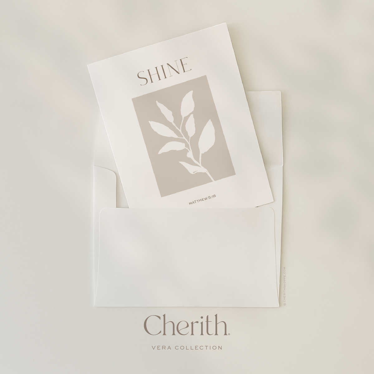 Cherith® | Modern Christian Stationery | Bible Verse | Greeting Card