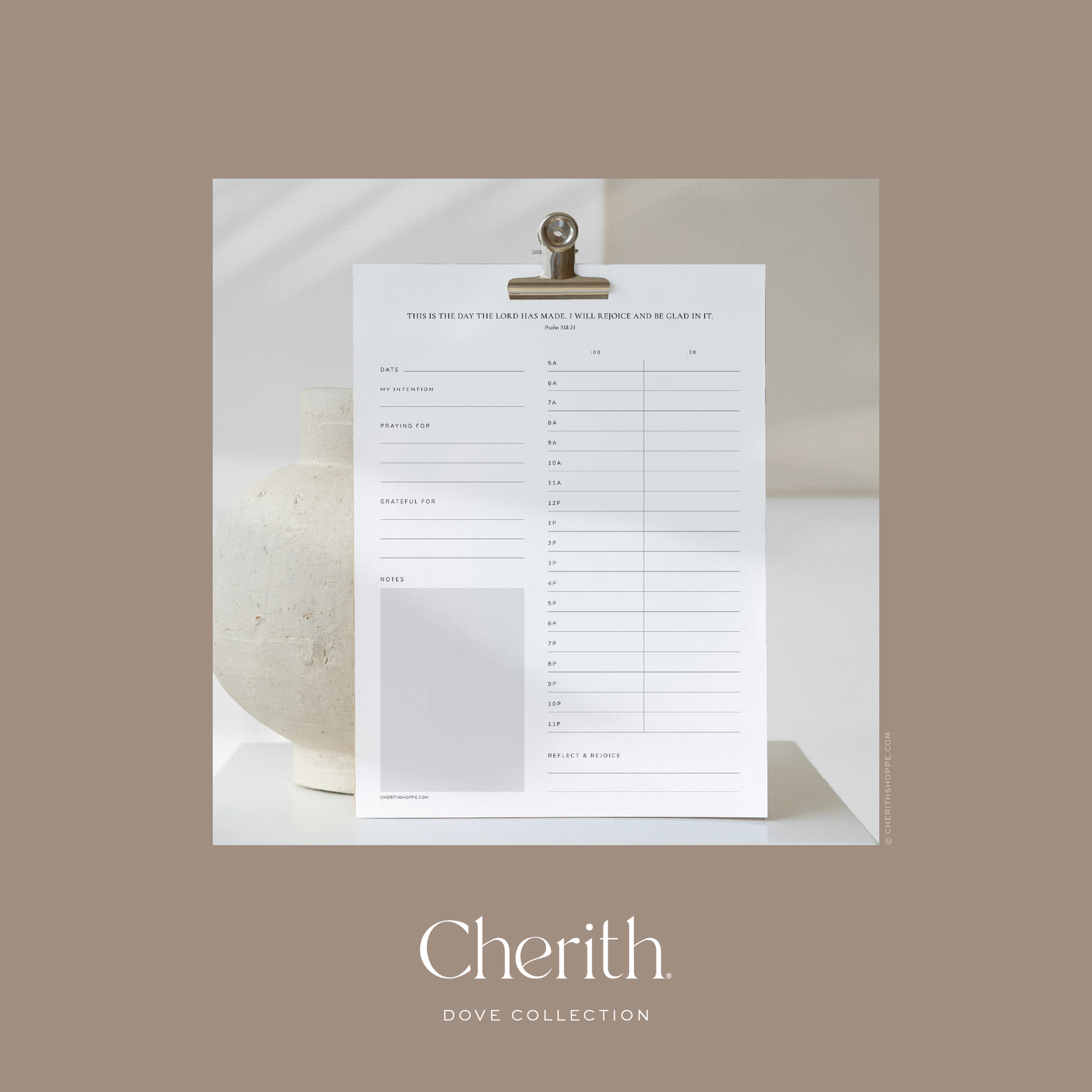 Cherith® | Modern Christian Stationery | Bible Verse | Planner
