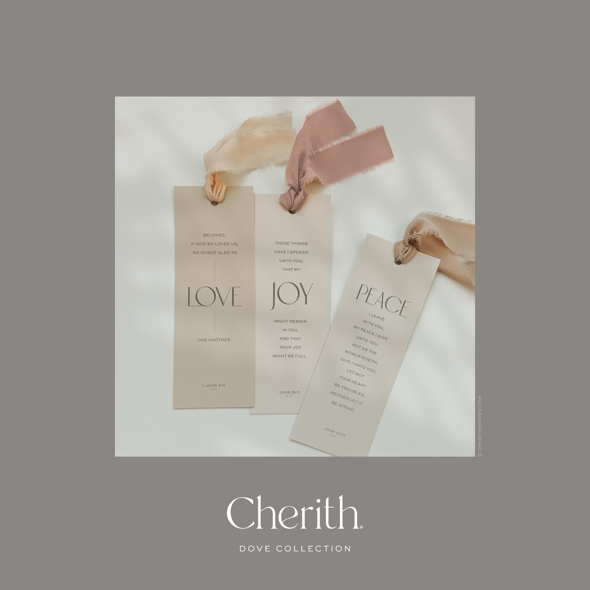 Cherith® | Modern Christian Stationery | Bible Verse | Bookmark