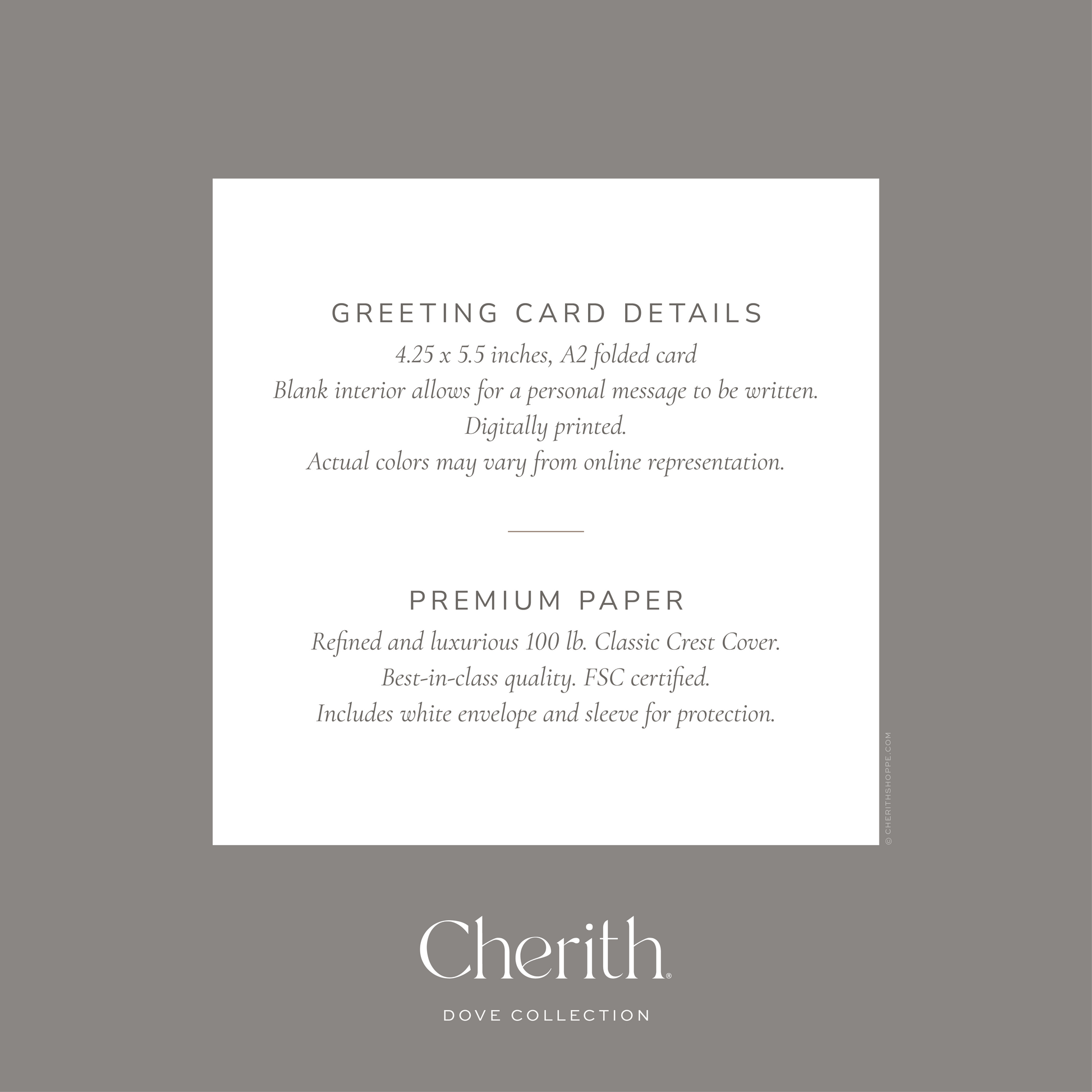 Cherith® | Modern Christian Stationery | Greeting Card